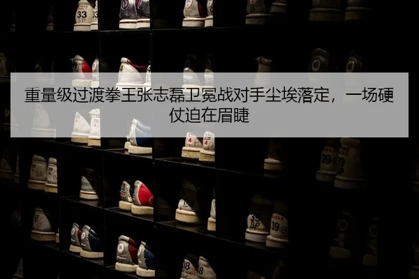 重量级过渡拳王张志磊卫冕战对手尘埃落定，一场硬仗迫在眉睫